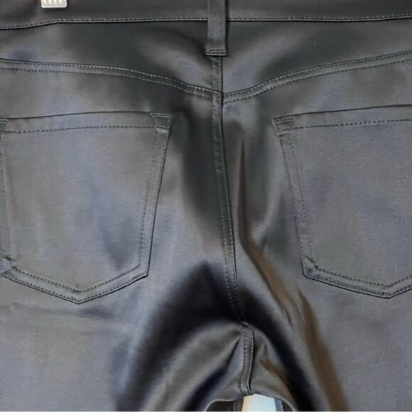 J Brand Women’s Pants Black Satin Straight Size 27 Waist Mid Rise - Picture 11 of 13